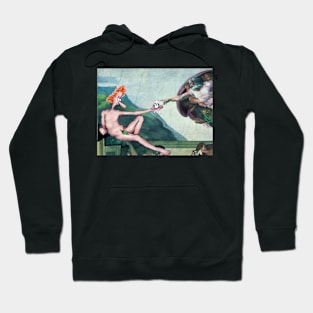 The creation of the mouse and humanity Hoodie